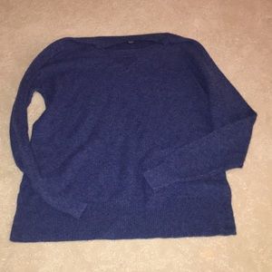 Blue long sleeve sweater